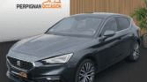 Seat Leon eHybrid Xcellence grise d'occasion à Perpignan – vue avant / voiture occasion Perpignan