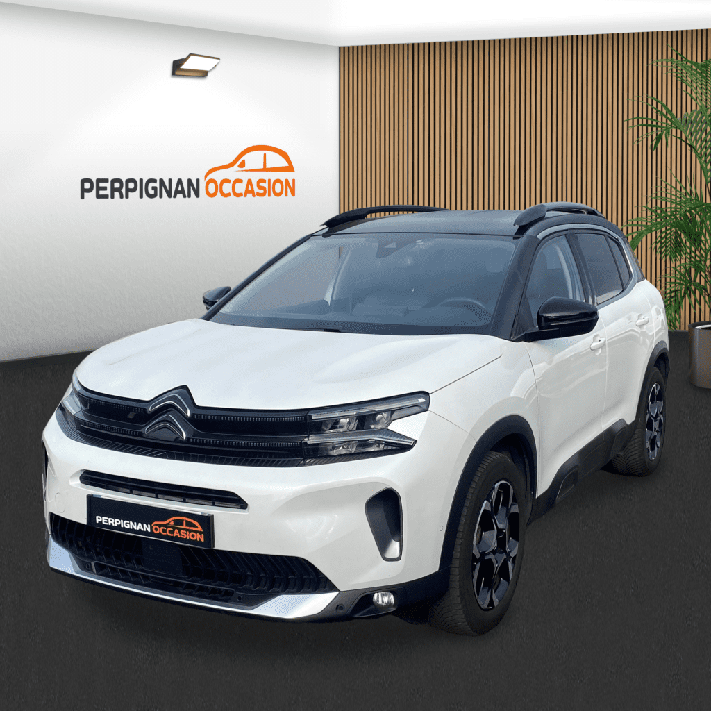 Citroën C5 Aircross BlueHDi d'occasion à Perpignan – vue avant / voiture occasion Perpignan