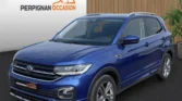 Volkswagen T-Cross bleu avant